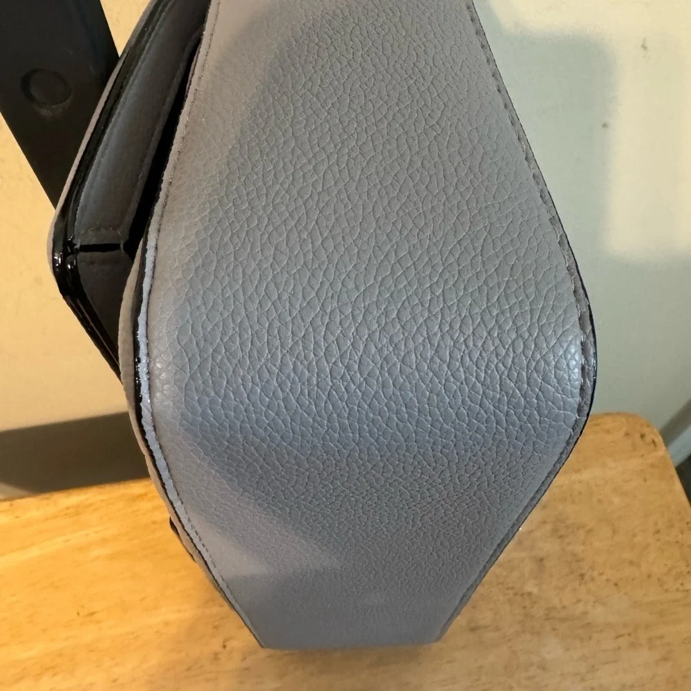 Victoria's Secret Gray Chevron Crossbody Bag